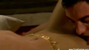 sensual massage and licking session with lover