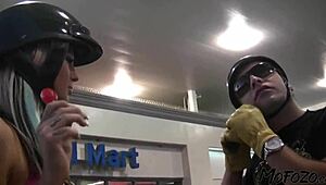 Slim Amateur Deepthroats Monster Cock For Facial