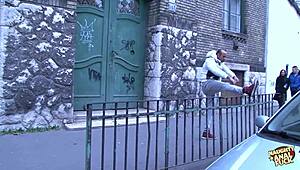 Her husband licked another guys cum from her nasty ass after the great anal fucking