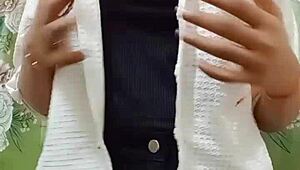 beautiful indian girl enjoys fingering in tight pussy