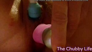 Intense pussy masturbation