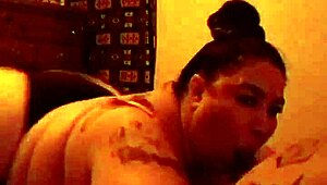 bbw carlee gives an intense blowjob