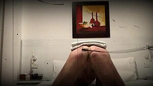 The femdom mistress dominates her submissive partner in a hardcore scene