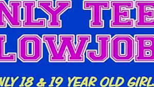 Novia petite 18+ devora verga con mamada erótica y follada facial