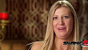 Gorgeous girls pounded by friends