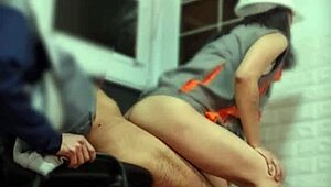 hidden cam catches mexican architect nataly riding outdoors