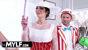 Naughty nanny turns household into cum-swapping fuck fest