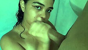 I Fuck Stepsister in Shower, Cum in Mouth!