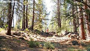 Simscristian05 Flashes Naked On Public Hill Hike