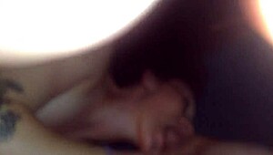 Diving into the wife's yummy pussy with licks and cunilingus.