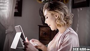 horny blonde camgirl kenzie anne fucks isiah maxwell's big black cock