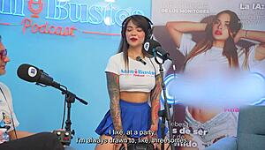 Have you seen Mariejane's first squirt? This latina amateur with natural tits tries a vibrator and squirts!