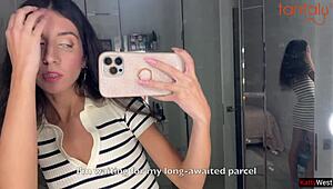 I Invited The Courier To Fuck Me With My New Tantaly Doll - Double Penetration