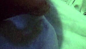 slowly riding my big black monster cock, feeling every inch.