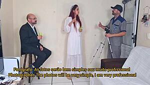 bride fucks photographer while husband waits outside 😈