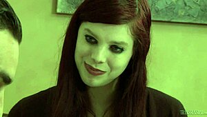 Young Transsexual Babysitter Chelsea Poe Sucks Monster Cock and Gets Ass Fucked Hardcore