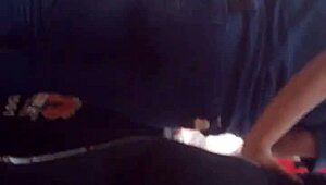 Hidden Candid Shots of Ebony Ass Folding in Shop