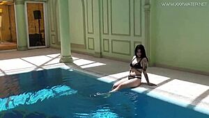 Sheril Blossom Hot Russian Underwater Adventure.