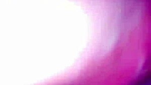 Intense handjob on monster cock during bed masturbation