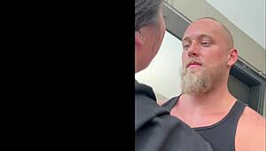 On fight day, the boxer roughly dominates his asian girlfriend with blowjob and orgasm in their homemade interracial couple scene