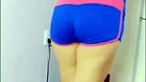 That pervert neighbor couldn't resist the mexican girl in micro shorts and fucked her! 😈