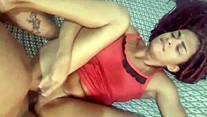 Rough latina teen gets bareback assfucking, only in the ass, intriguing contrast