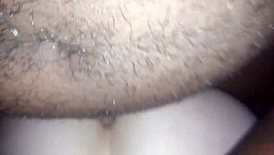 uh, like this bbc is totally pounding me bent over doggystyle, filling me with creampie in pov, oh god it's huge interracial action