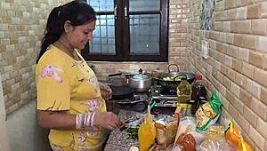 Mature bride gets hardcore fuck in kitchen by husband!