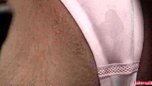 Hotty's giant tits clamped hard