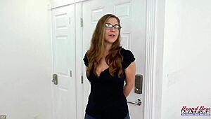 Brunette kay lee uses vibrator on ass then gets pussy fucked 😈