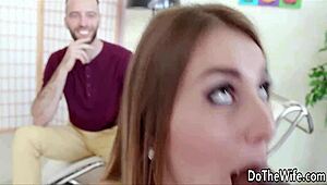 Blonde housewife gets black cock creampie