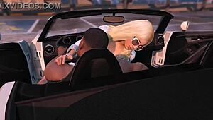 Franklin gets hooker service in GTA 5 car