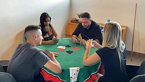 We invited friends for games, but swapped couples