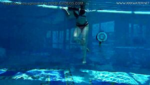 Sheril Blossom Hot Russian Underwater Adventure.