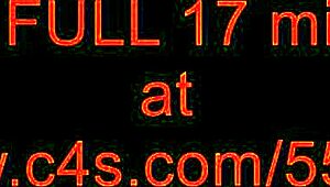 Leilani gives her first blowjob and footjob in stockings.