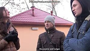 Steamy Pickup Leads to Group Fucking Scene