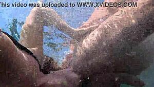 I feel the rush as this hot milf pulls me into underwater sex, her wet pussy gripping tight.
