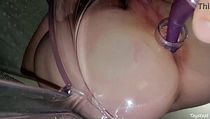 European Wife's Anal Fetish Fulfilled With Tight Ass Penetration On Chair
