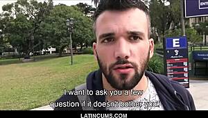 I'm a Straight Latin Boy Gettin Fucked by Gay Producer for Money in Pov