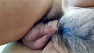 Hey, watch this closeup hairy pussy fuck of my friend's indian wife
