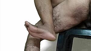 Black Indian maid moans during creampie session 😍