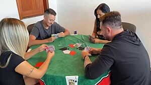 We invited friends for games, but swapped couples