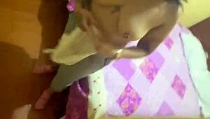 Latina gets impregnated with lots of cum in her vagina after intense anal