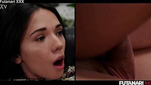 REAL LIFE FUTANARI - ZUZU SWEET TAKE DEEP HARD DICK OF EVE SWEET