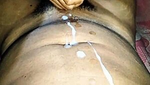 Indonesian couple in homemade sex with handjob and CUMSHOT compilation