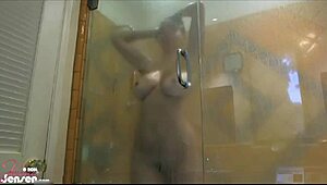 Jelena Jensen Boldly Shakes Her Perfect Tits Post-Shower