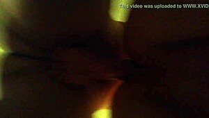 bend over for quick bareback doggystyle in living room