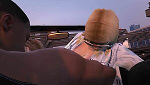 Franklin gets hooker service in GTA 5 car