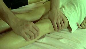 Sexy Girl Massaged and Pleasured Orally and Vaginally