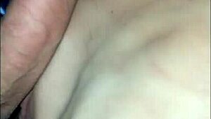 Girlfriend passionately taking dick in gloryhole at Red party.